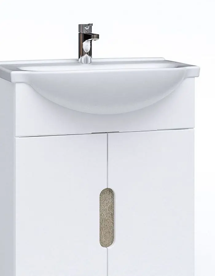 Set dulap cu lavoar Marcel Prod 0642.13 Niagara 650 (White) - 3