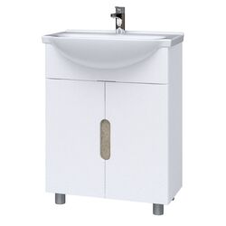 Set dulap cu lavoar Marcel Prod 0642.13 Niagara 650 (White)