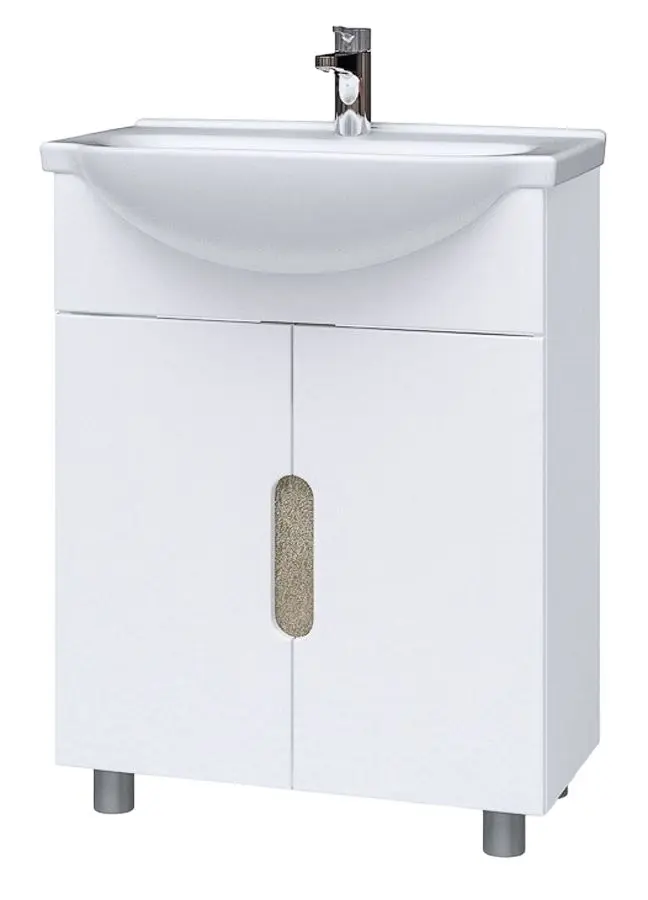 Set dulap cu lavoar Marcel Prod 0642.13 Niagara 650 (White)