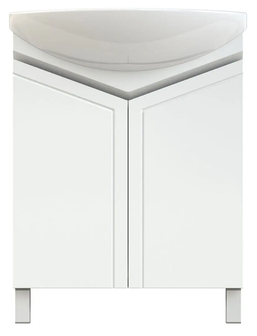 Set dulap cu lavoar Marcel Prod 102.01 Palermo 60 (White) - 2