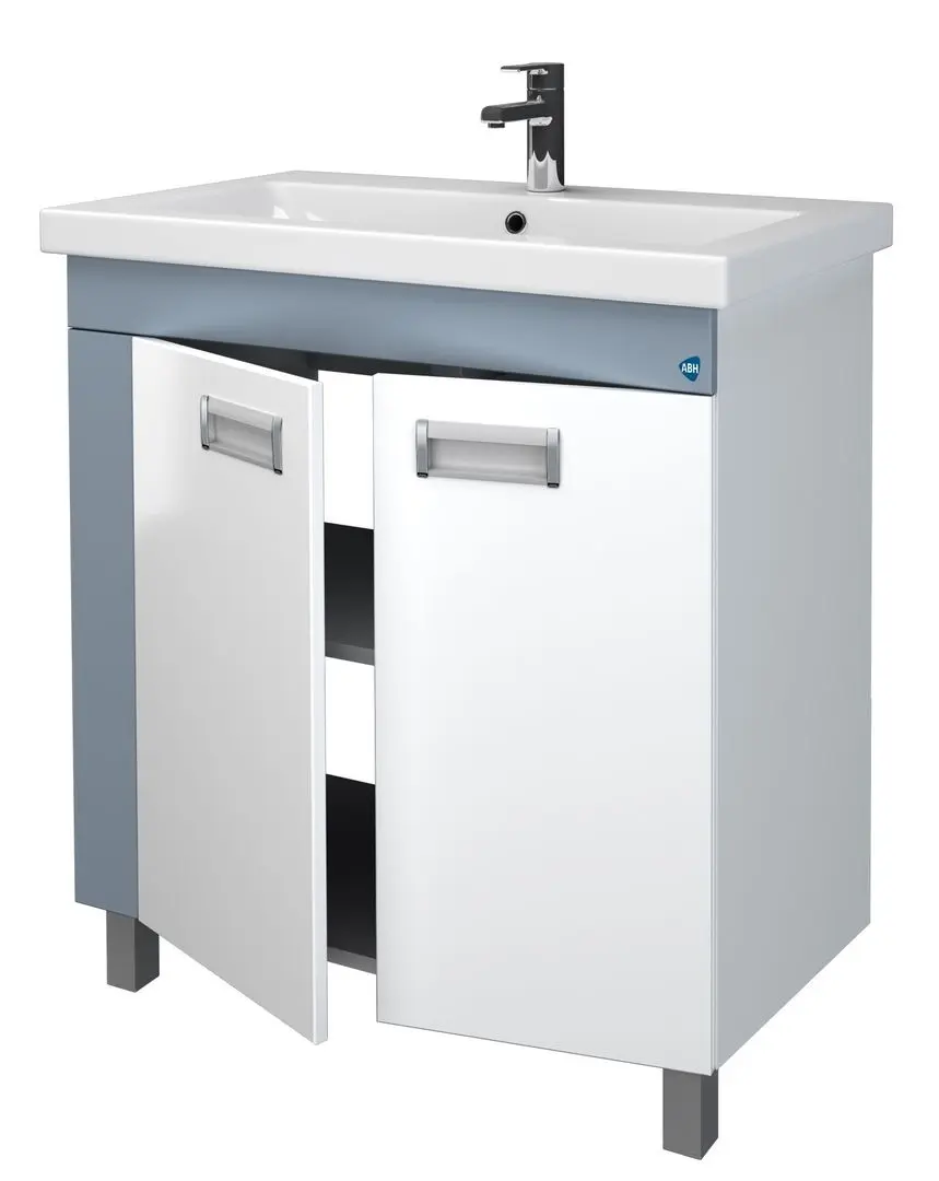 Set dulap cu lavoar Marcel Prod 62.03 Loft 80 (White/Gray) - 2