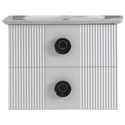 Набор тумбы с раковиной Martat Vanity 70 (White) Thumb