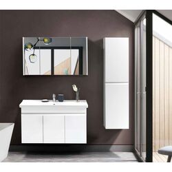 Set dulap cu lavoar Martat Venna 100 (White) Thumb