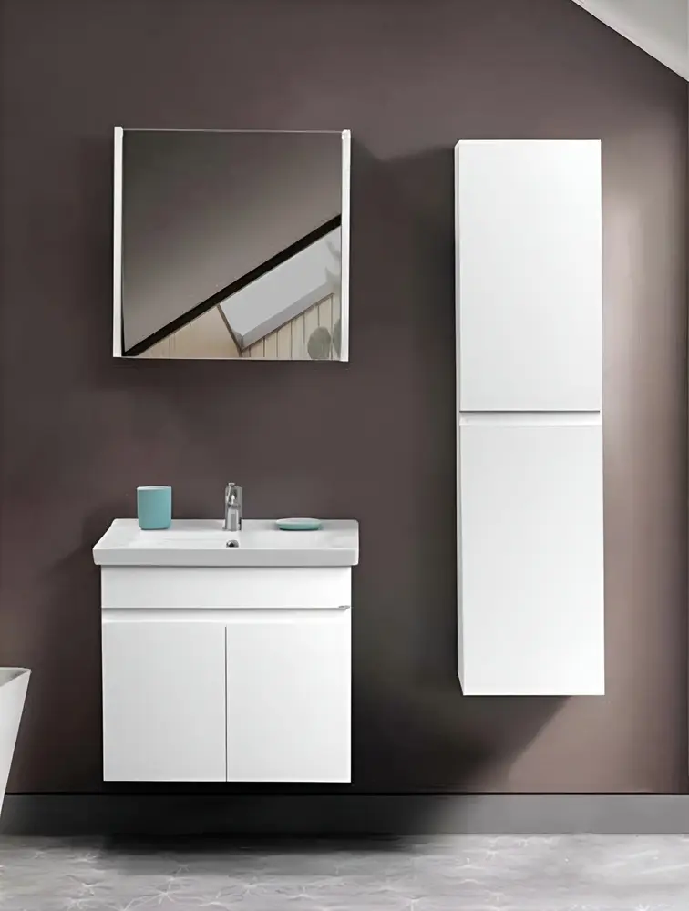 Set dulap cu lavoar Martat Venna 55 (White) - 4