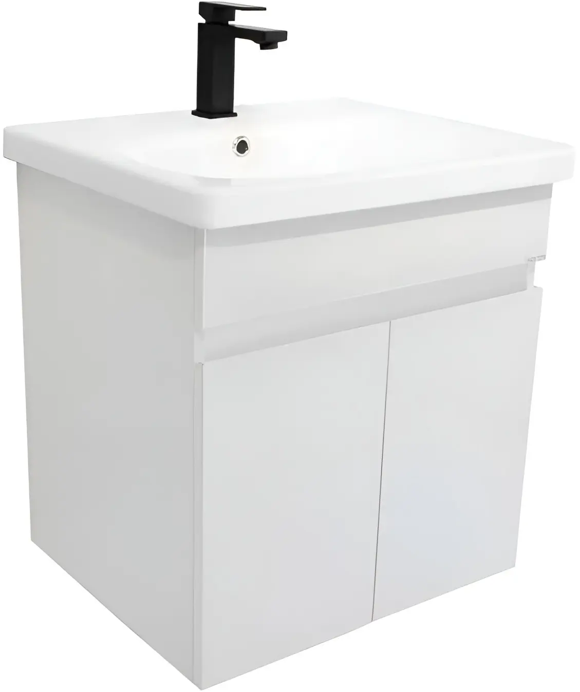 Set dulap cu lavoar Martat Venna 55 (White) - 2