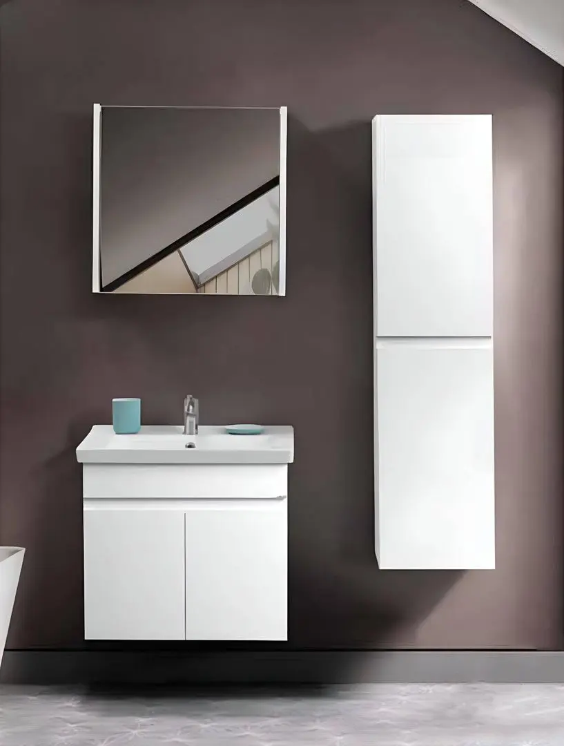 Set dulap cu lavoar Martat Venna 65 (White)