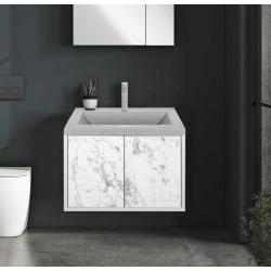 Set dulap cu lavoar Montebella 10.02 Bianco 600x460 (Koala)