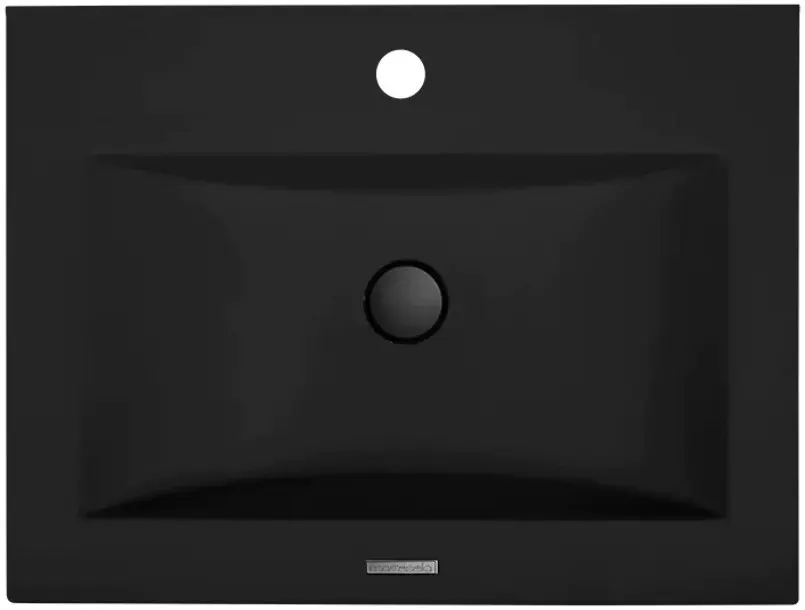 Набор тумбы с раковиной Montebella 10.02 Nero 600x460 (Pantera)