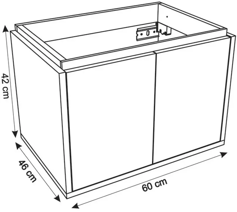 Set dulap cu lavoar Montebella 10.02 Terra 600x460 (Jaguar)