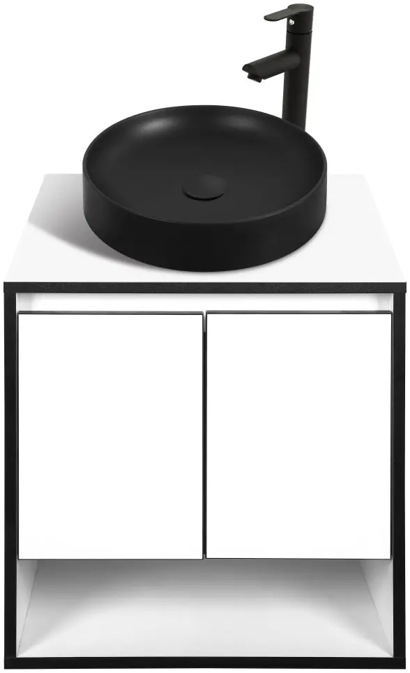 Set dulap cu lavoar Montebella 11.01 Eclipse + Naomi 455x455 (Pantera)