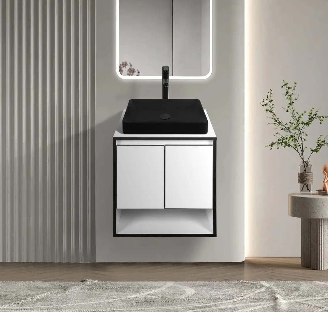 Set dulap cu lavoar Montebella 11.01 Eclipse + Naomi 585х385 (Pantera)