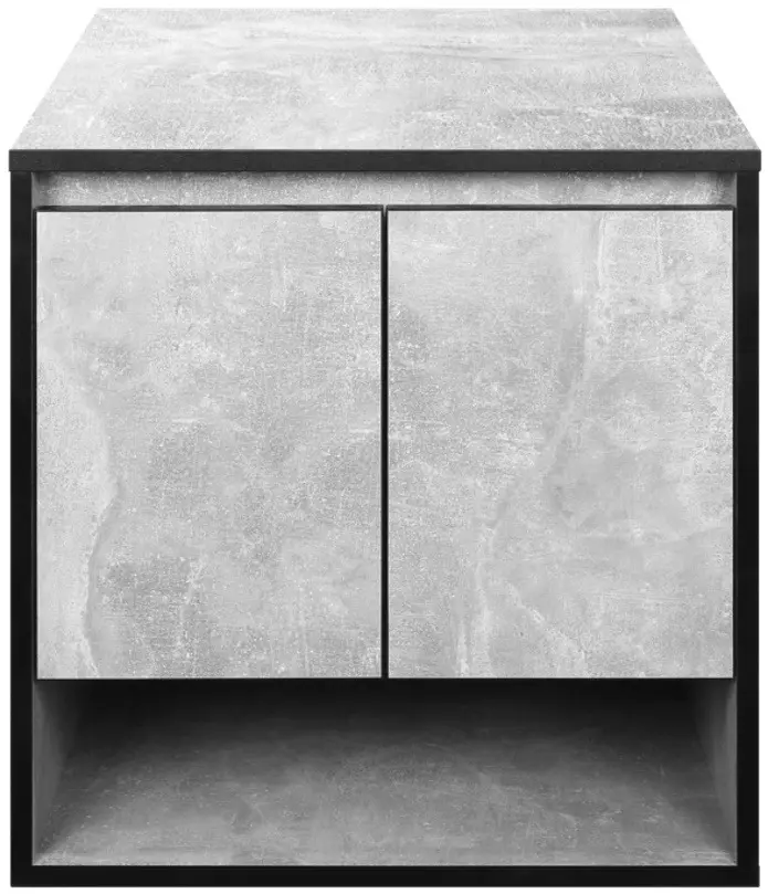 Set dulap cu lavoar Montebella 11.01 Loft + Naomi 455x455 (Pantera)