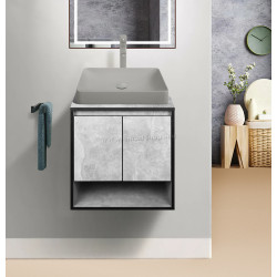 Набор тумбы с раковиной Montebella 11.01 Loft + Naomi 585х385 (Koala)