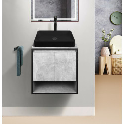 Набор тумбы с раковиной Montebella 11.01 Loft + Naomi 585х385 (Pantera)