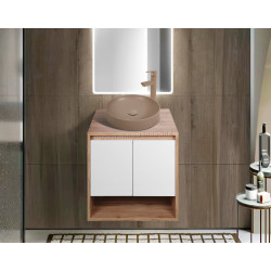 Set dulap cu lavoar Montebella 11.01 Sirius + Naomi 455х455 (Jaguar)