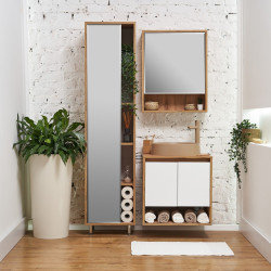 Set dulap cu lavoar Montebella 11.01 Sirius + Naomi 550х425 (Jaguar) Thumb