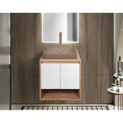 Set dulap cu lavoar Montebella 11.01 Sirius + Naomi 585х385 (Jaguar)