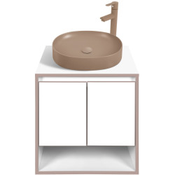 Set dulap cu lavoar Montebella 11.01 Terra + Naomi 550х425 (Jaguar) Thumb