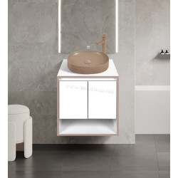 Set dulap cu lavoar Montebella 11.01 Terra + Naomi 550х425 (Jaguar)