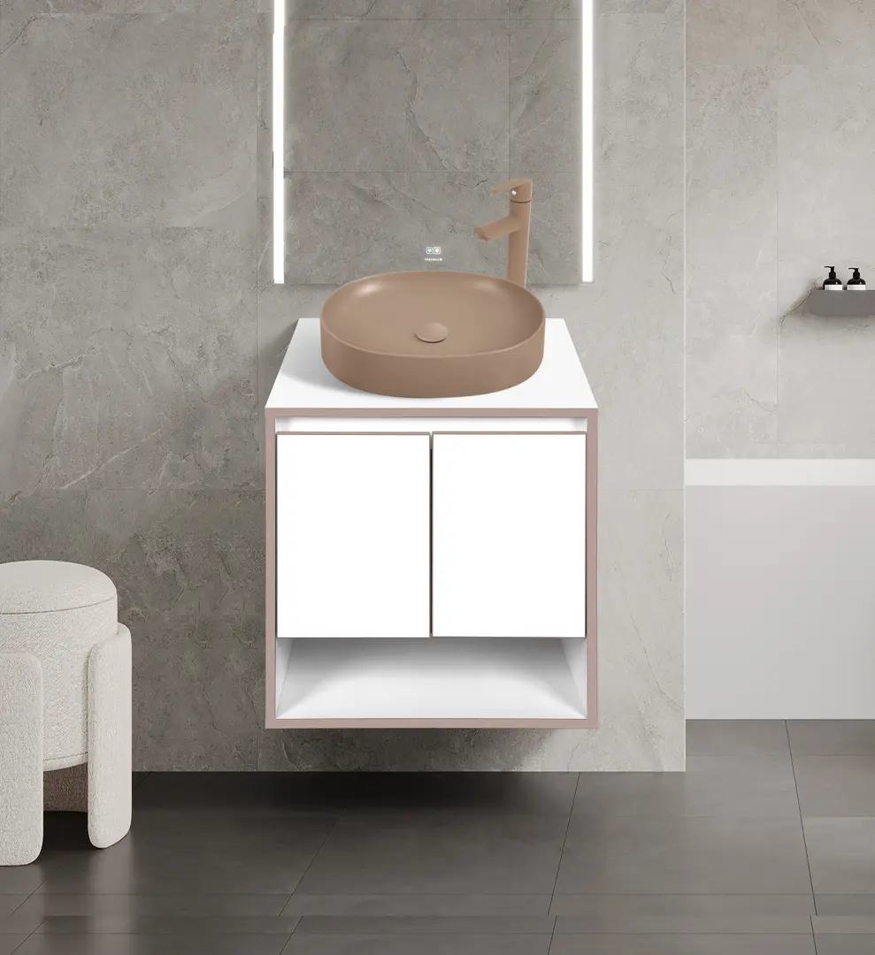 Set dulap cu lavoar Montebella 11.01 Terra + Naomi 550х425 (Jaguar)