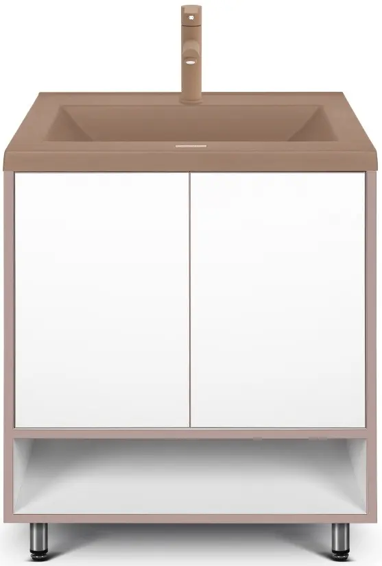 Набор тумбы с раковиной Montebella 12.02 Terra N 700x480 (Jaguar)