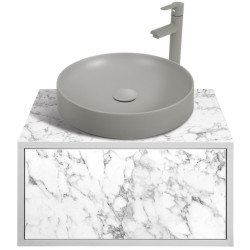 Set dulap cu lavoar Montebella 50.01 Bianco + Naomi 455x455 (Koala) Thumb