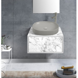 Set dulap cu lavoar Montebella 50.01 Bianco + Naomi 550x425 (Koala)