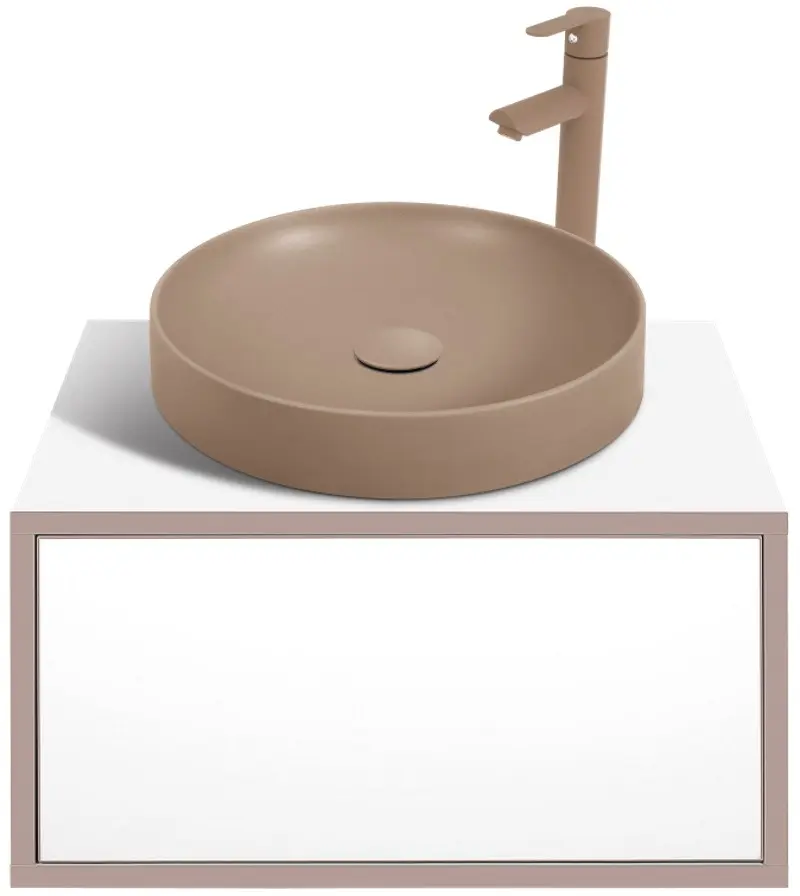 Set dulap cu lavoar Montebella 50.01 Terra + Naomi 455x455 (Jaguar)