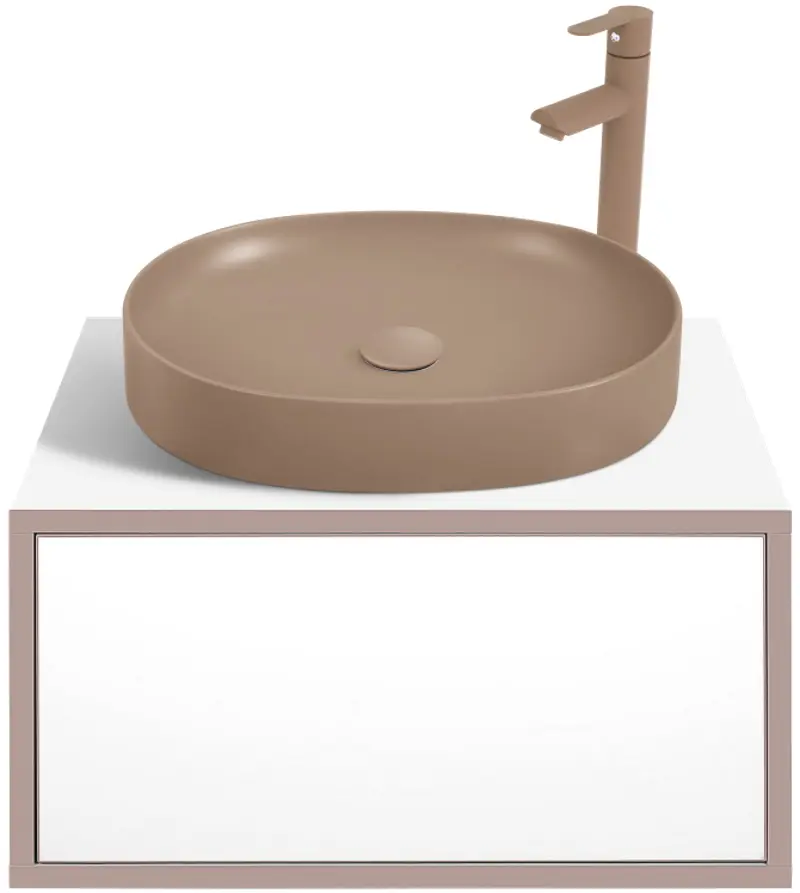 Set dulap cu lavoar Montebella 50.01 Terra + Naomi 550x425 (Jaguar)