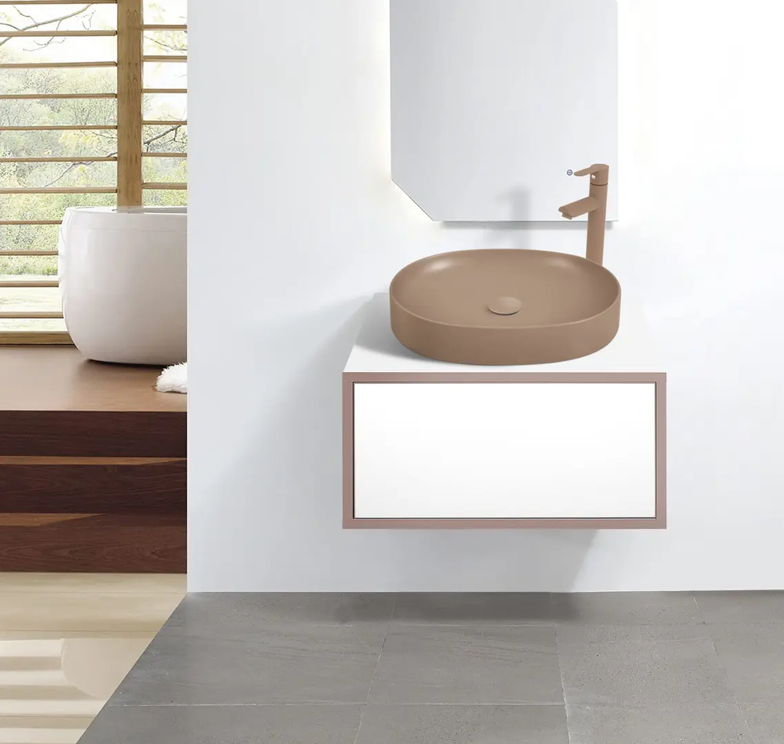 Set dulap cu lavoar Montebella 50.01 Terra + Naomi 550x425 (Jaguar)