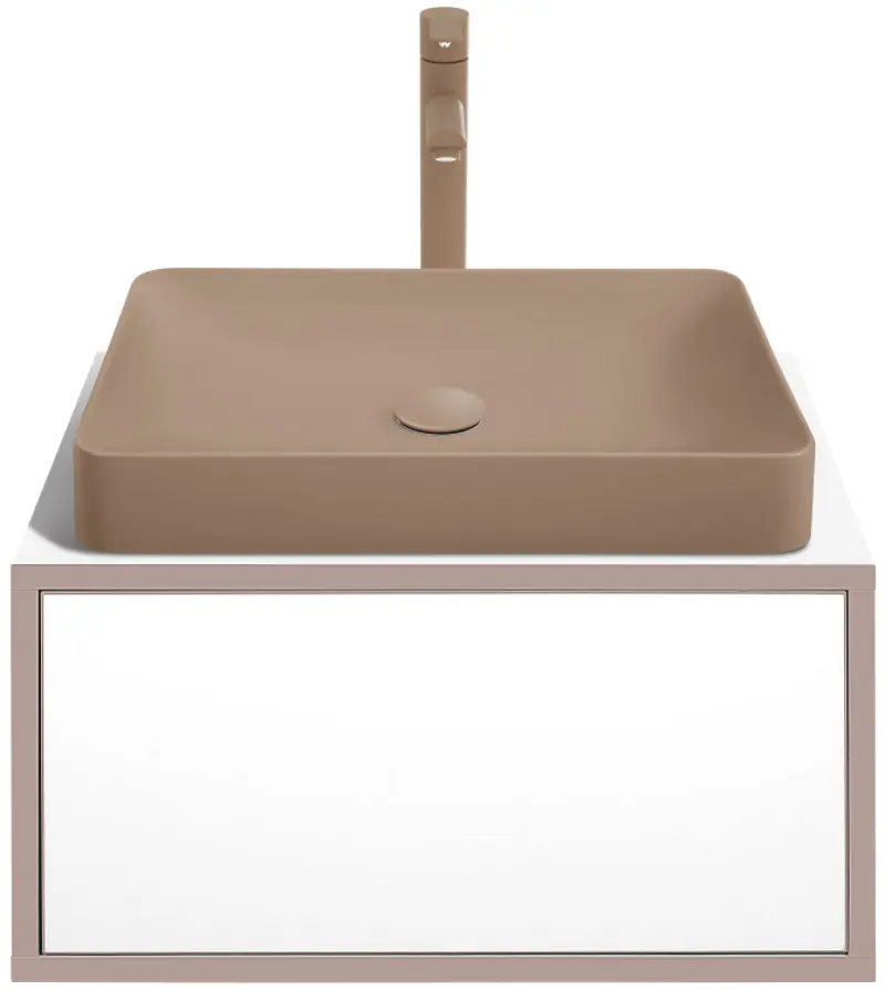 Set dulap cu lavoar Montebella 50.01 Terra + Naomi 585x385 (Jaguar)