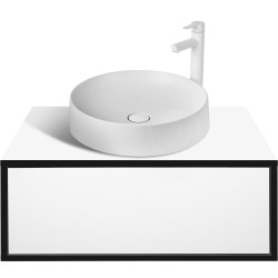 Set dulap cu lavoar Montebella 50.02 Eclipse + Naomi 455х455 (Panda) Thumb