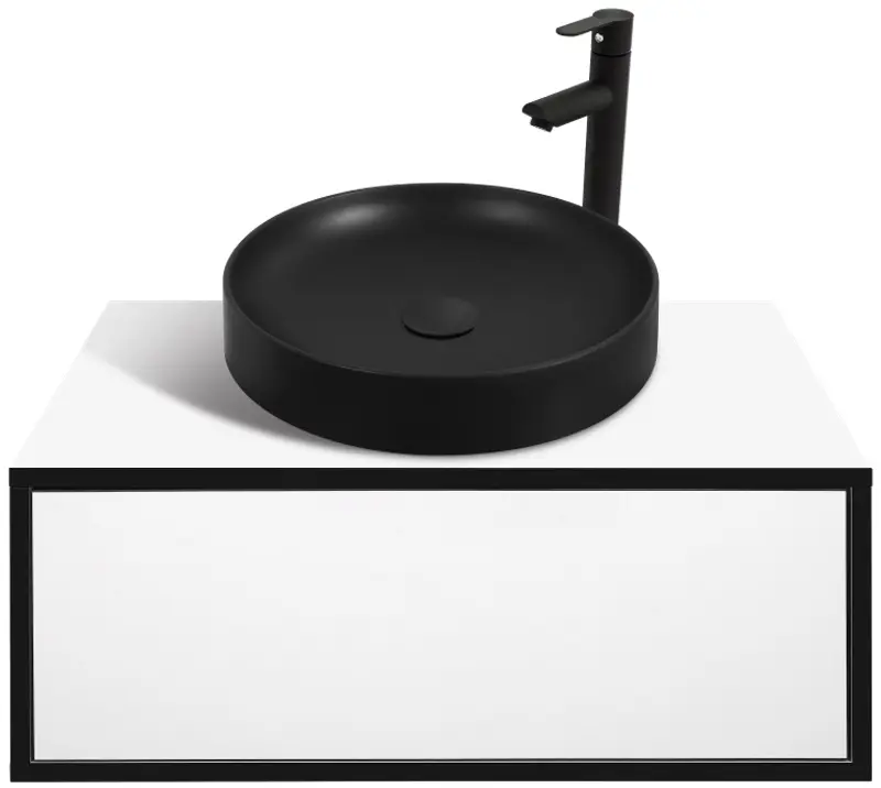 Set dulap cu lavoar Montebella 50.02 Eclipse + Naomi 455х455 (Pantera)