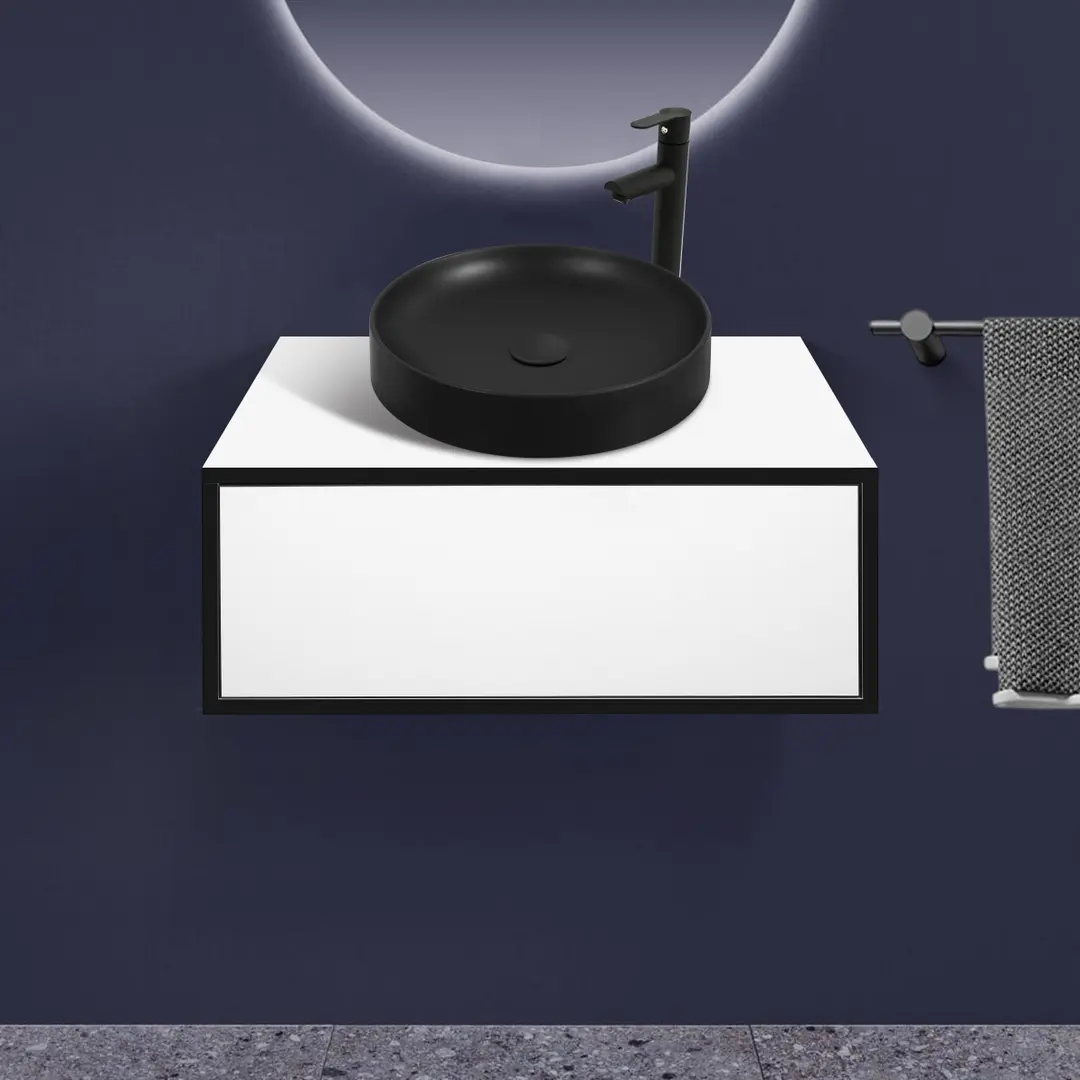 Set dulap cu lavoar Montebella 50.02 Eclipse + Naomi 455х455 (Pantera)