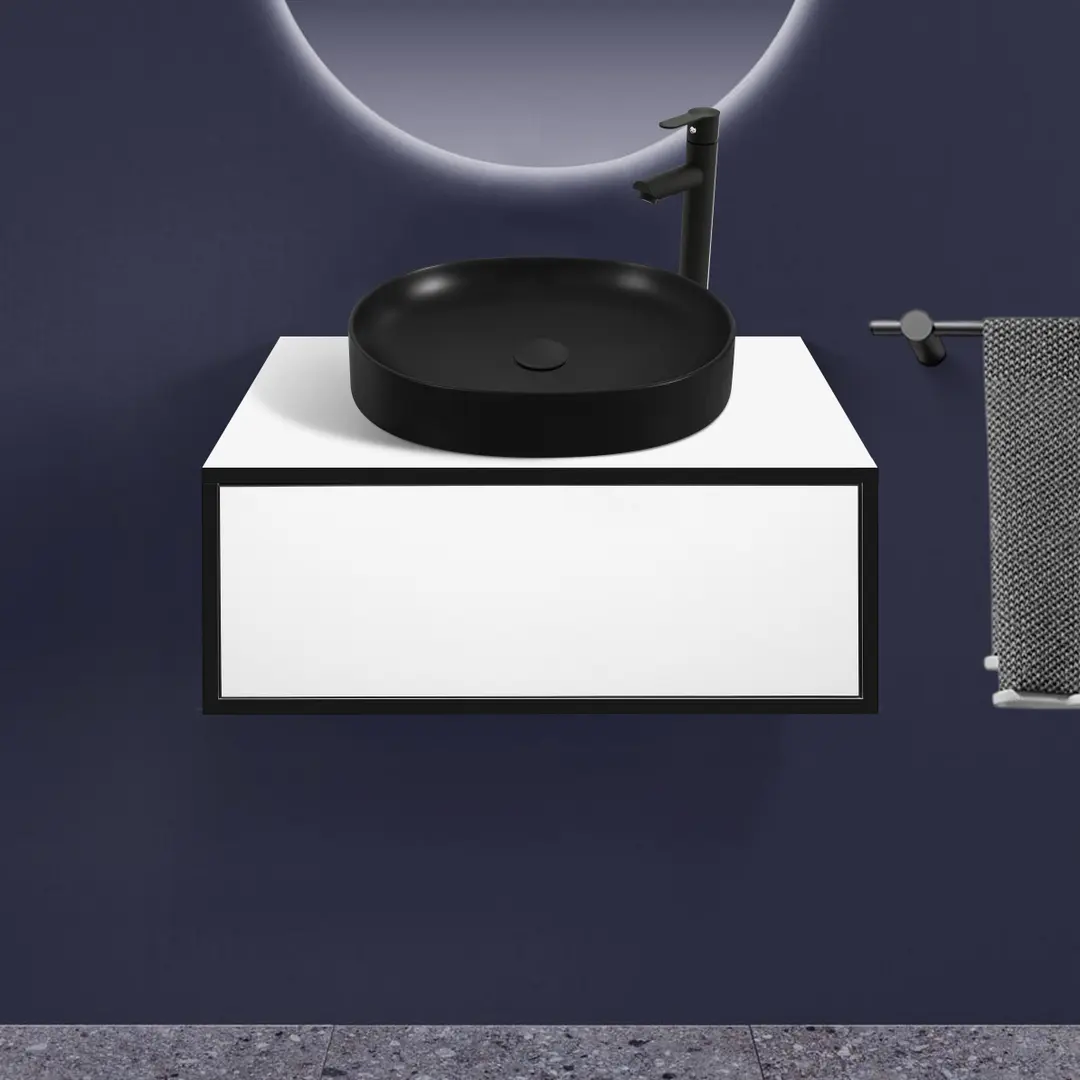 Набор тумбы с раковиной Montebella 50.02 Eclipse + Naomi 550x425 (Pantera)