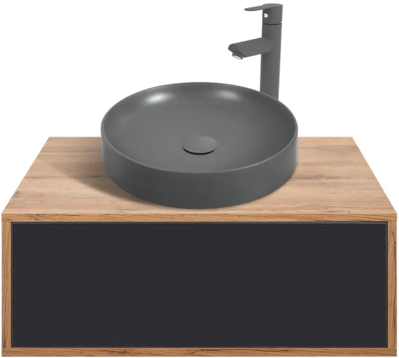 Set dulap cu lavoar Montebella 50.02 Spirit + Naomi 455x455 (Lemur)