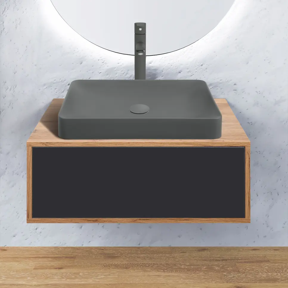 Set dulap cu lavoar Montebella 50.02 Spirit + Naomi 585х385 (Lemur)