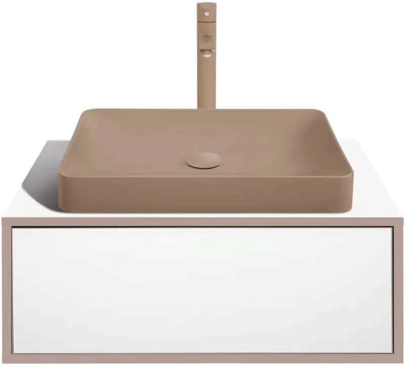 Set dulap cu lavoar Montebella 50.02 Terra + Naomi 585х385 (Jaguar)