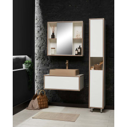 Set dulap cu lavoar Montebella 50.02 Terra + Naomi 585х385 (Jaguar) Thumb