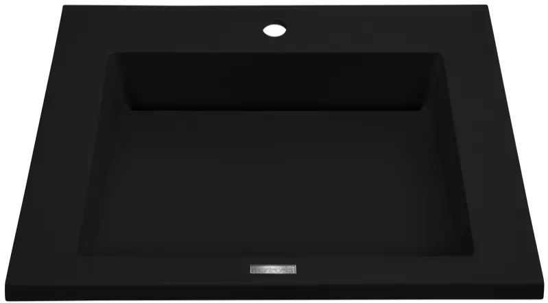 Set dulap cu lavoar Montebella 51.01 Nero LED 650x480 (Pantera)