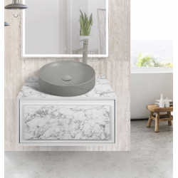 Set dulap cu lavoar Montebella 51.02 Bianco LED + Naomi 455х455 (Koala)