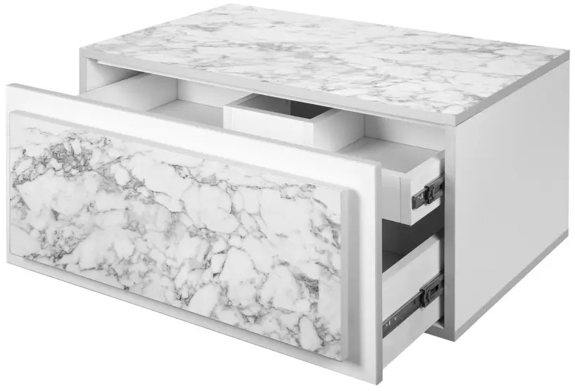 Set dulap cu lavoar Montebella 51.02 Bianco LED + Naomi 455х455 (Koala)