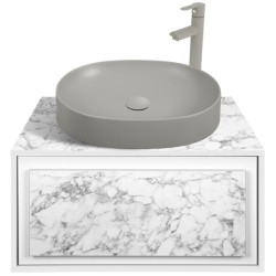 Set dulap cu lavoar Montebella 51.02 Bianco LED + Naomi 550х425 (Koala) Thumb