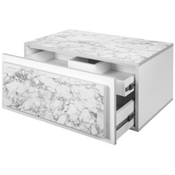 Set dulap cu lavoar Montebella 51.02 Bianco LED + Naomi 550х425 (Koala) Thumb