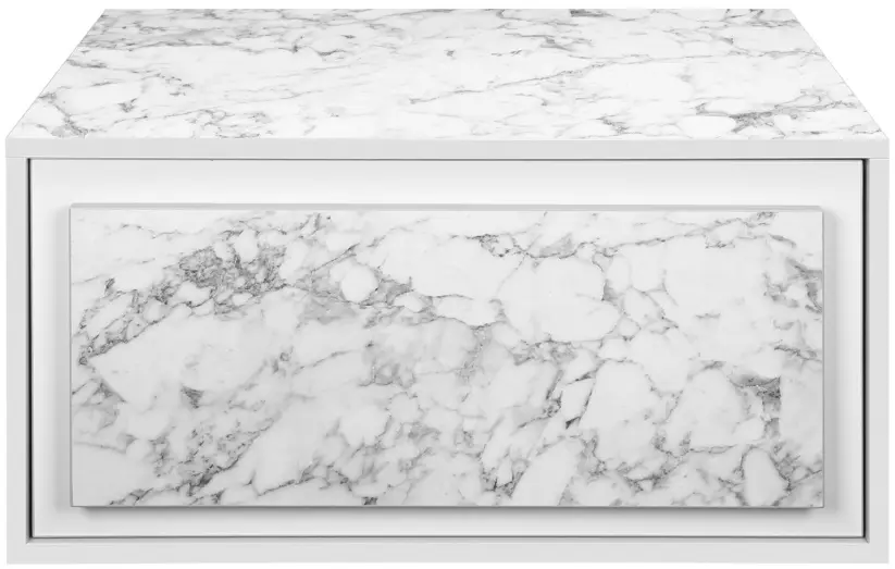 Набор тумбы с раковиной Montebella 51.02 Bianco LED + Naomi 585х385 (Koala)