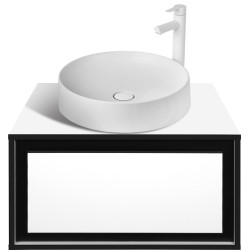 Set dulap cu lavoar Montebella 51.02 Eclipse LED + Naomi 455x455 (Panda) Thumb