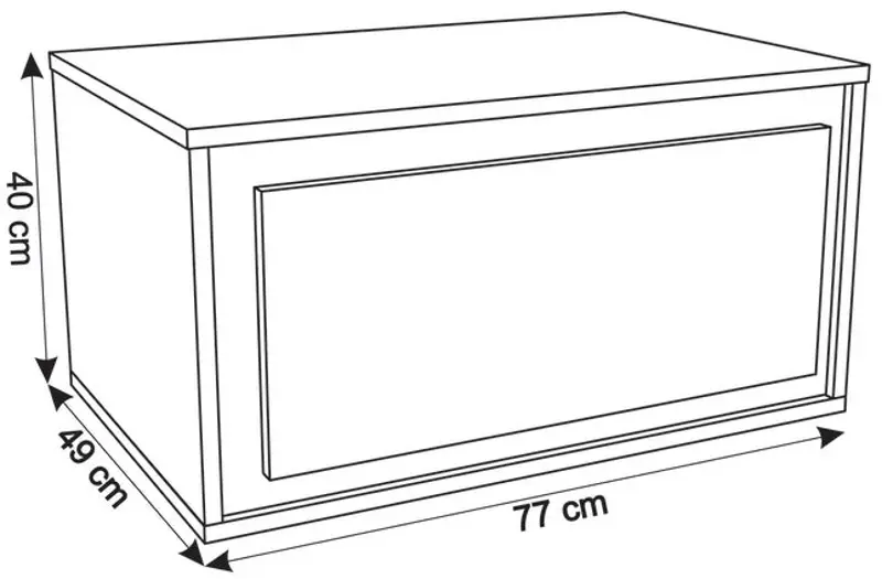 Set dulap cu lavoar Montebella 51.02 Eclipse LED + Naomi 455x455 (Panda)