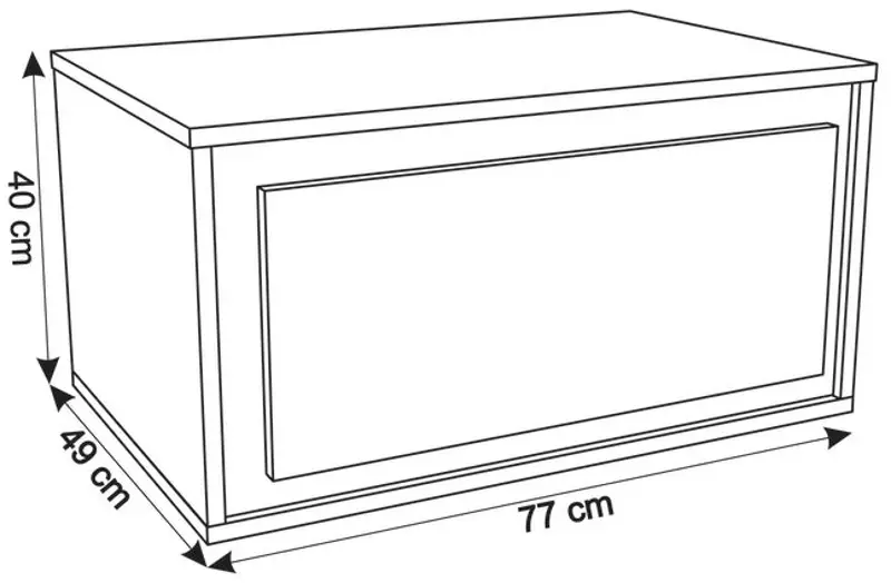 Set dulap cu lavoar Montebella 51.02 Nero LED + Naomi 455х455 (Panda)