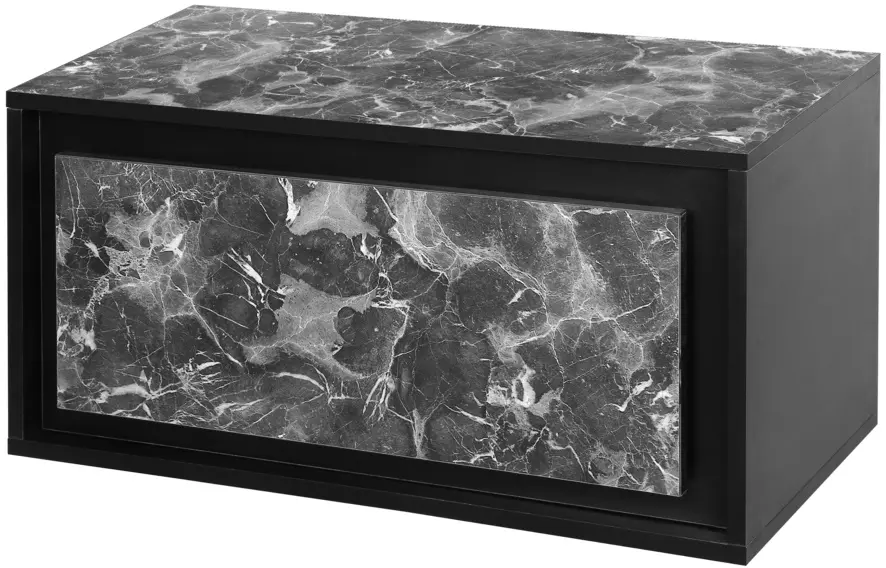 Набор тумбы с раковиной Montebella 51.02 Nero LED + Naomi 550x425 (Pantera)