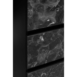 Набор тумбы с раковиной Montebella 51.02 Nero LED + Naomi 550x425 (Pantera) Thumb